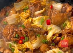 娃娃菜焖鸡的做法图解8