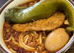肉沫刀削面压豆面