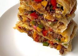 芝士牛肉饼