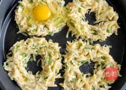 土豆丝鸡蛋饼的做法图解4