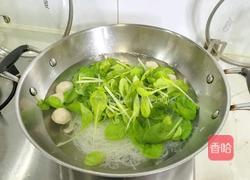 肉丸青菜汤米粉的做法图解6