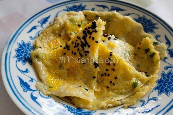 土豆丝鸡蛋饼