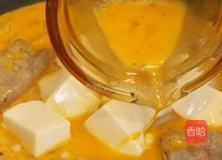 滑蛋牛肉豆腐饭的做法图解6