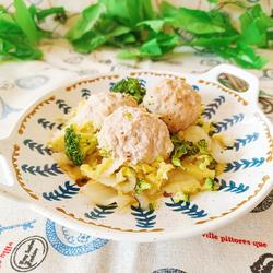 肉圆炖白菜的做法[图]