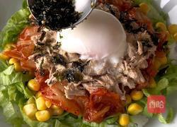 金枪鱼生菜拌饭的做法图解7