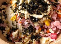 照烧芝士饭团的做法图解2