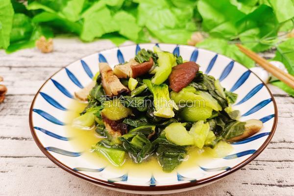 蚝油香菇青菜