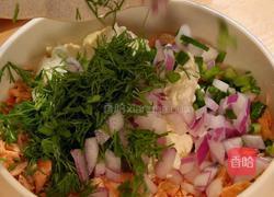 三文鱼奶酪三明治的做法图解5