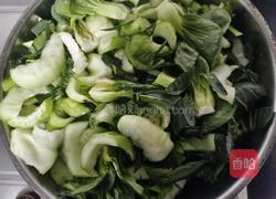 金针菇炒油菜的做法图解2