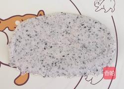 无油黑芝麻贝果的做法图解4