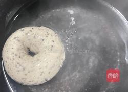 无油黑芝麻贝果的做法图解10