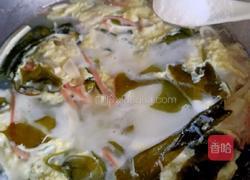 裙带菜豆腐汤的做法图解7