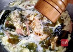 裙带菜豆腐汤的做法图解8