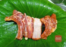 荷叶蒸莲子排骨的做法图解3