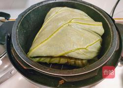 荷叶蒸莲子排骨的做法图解5