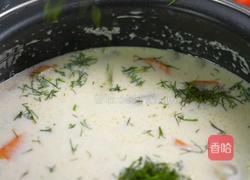 松露三文鱼浓汤的做法图解8
