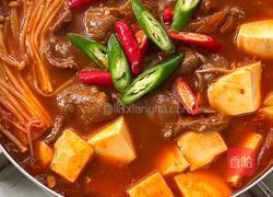 泡菜牛肉豆腐汤的做法图解8