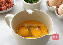 香葱火腿肉松手抓饼的做法图解1