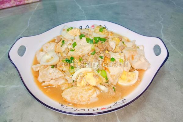 肉末鸡蛋豆腐