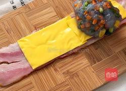 虾滑芝士培根卷的做法图解5