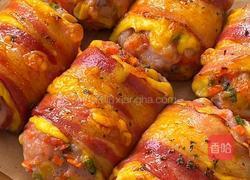 虾滑芝士培根卷的做法图解8