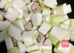瓠子烧肉的做法图解3