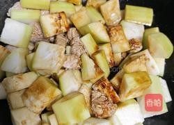 瓠子烧肉的做法图解4