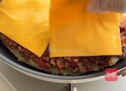 土豆泥番茄牛肉芝士饼的做法图解6