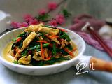 鸡蛋炒菠菜的做法[图]