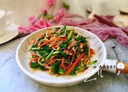 豆芽炒韭菜