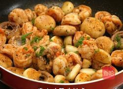 黑松露口蘑虾的做法图解8