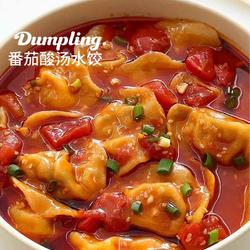 番茄酸汤水饺的做法[图]