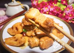 五花肉焖莲藕