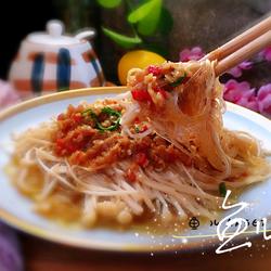 蒜蓉粉丝蒸金针菇的做法[图]