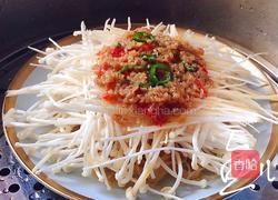 蒜蓉粉丝蒸金针菇的做法图解15