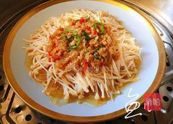 蒜蓉粉丝蒸金针菇的做法图解16
