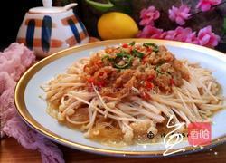 蒜蓉粉丝蒸金针菇的做法图解17