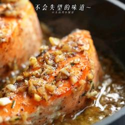 黑松露蒜香三文鱼的做法[图]