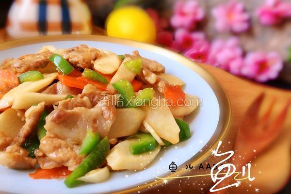 山药炒肉片