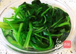 菠菜拌花生米的做法图解5