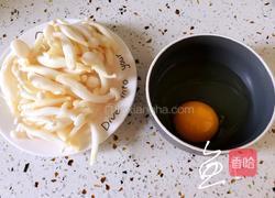 白玉菇鸡蛋汤的做法图解1