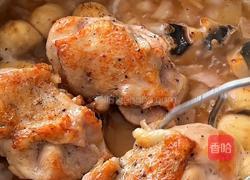 奶油口蘑炖鸡的做法图解6
