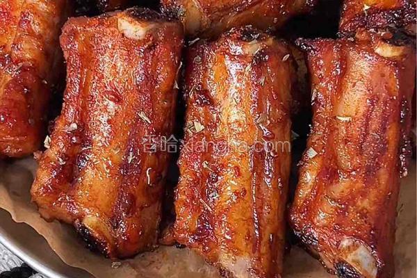 蒜香烤排骨