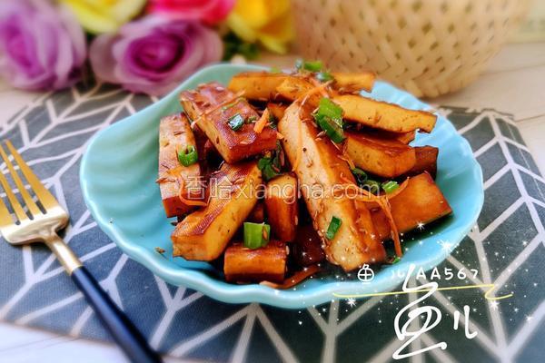 孜然煎豆干