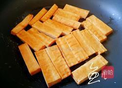 孜然煎豆干的做法图解2