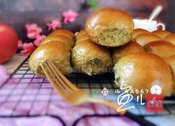 抹茶牛奶小面包的做法图解11