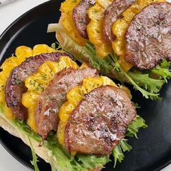 菠萝牛肉三明治的做法[图]