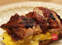 黑松露鸡排滑蛋三明治的做法图解7