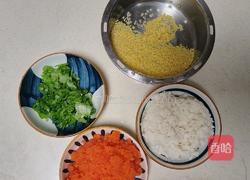 山药萝卜时蔬小米粥的做法图解2