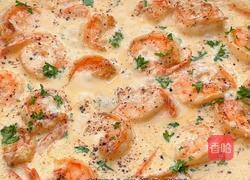 法式蒜香奶油虾的做法图解8